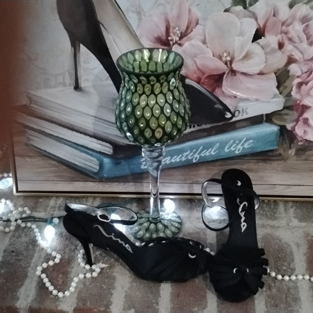 Black high heels